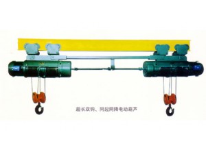 我公司還可提供單葫蘆帶動雙卷筒雙吊點產(chǎn)品。